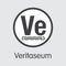 VERI - Veritaseum. The Logo of Money or Market Emblem.
