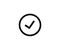 Verification tick symbol confirm agree icon