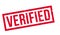 Verified rubber stamp