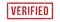 Verified rubber stamp. Isolated vector seal rubbe