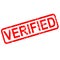 Verified stamp sign. verified grunge rubber stamp on white background