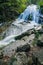 Veritcal View of Roaring Run Waterfalls, Jefferson Nation Forest, Virginia, USA