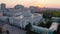 Verkhovna Rada of Ukraine during sunset. The building of the Ukrainian Parliament. The main legislative body of the