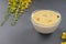 Vermecelli Payasam or Kheer with glden shower flower