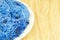 Vermicelli Oriental made blue color by asian pigeonwings