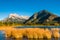 Vermillion Lake Autumn Rundle sulphur mountain