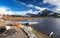 Vermillion Lakes Autumn Panorama Banff National Park Alberta Canada