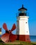 Vermillion Lighthouse during daytime