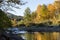 Vermont river at Autumn
