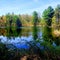 Vermont scenic pond