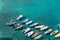 Vernazza harbor with small boats - Liguria Italy