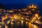 Vernazza village at night, Cinque Terre, Italy