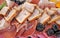 Verneuil sur Seine; France - may 6 2020 : close up of an assortment of cold meats