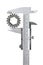 vernier caliper measures the gear