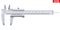 The Vernier caliper and scale.