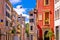 Verona colorful street and architecture view