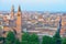 Verona. Image of Verona, Italy during summer sunrise. The famous