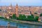 Verona. Image of Verona, Italy during summer sunrise. The famous