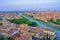 Verona. Image of Verona, Italy during summer sunrise. The famous