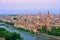 Verona. Image of Verona, Italy during summer sunrise. The famous