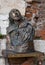 Verona, Italy - 06 May 2018: Bust of William Shakespeare in Verona. A bronze bust of William Shakespeare is located near