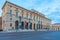 Verona, Italy, August 26, 2021: Palazzo della Gran Guardia in the old town of Verona in Italy