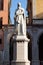 Verona, Italy - Dante Alighieri statue, famous poet old sculpture