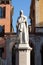 Verona, Italy - Dante Alighieri statue, famous poet old sculpture