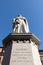 Verona, Italy - Dante Alighieri statue, famous poet old sculpture