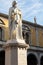 Verona, Italy - Dante Alighieri statue, famous poet old sculpture