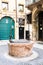 Verona, Italy - the famous Well of Love, romantic sightseeing in the heart of the city