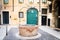 Verona, Italy - the famous Well of Love, romantic sightseeing in the heart of the city