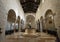 VERONA, ITALY - February 15, 2018 baptismal font in the hall of baptistery of Verona Duomo Cathedral Chiesa di San Giovanni in