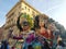 VERONA,ITALY-FEBRUARY 2020: chariots and masks parade during carnival of Verona city