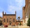 Verona, Italy - historic city center - external view of St. Anastasia church - gothic basilica at St. Anastasia square