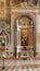 Verona, Italy - historic city center - interior of St. Anastasia church - gothic basilica at St. Anastasia square