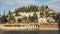 Verona, Italy. The Roman theatre, Saint Pietro Castle and the monastery