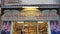 Verona, Italy. Shop window of a food store with traditional Italian foods, pasta, wine, meats