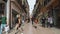 Verona, Italy. Views of the streets of the city center. People and tourists are walking along the streets. Touristic destination