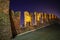 Verona, Italy â€“ March 2019. Castelvecchio Bridge, Brick & marble bridge with 3 spans & arches, built in the 14th century &