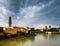 Verona from Ponte Pietra. Italy