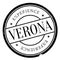 Verona stamp rubber grunge