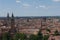 Verona viewed from castel san pietra