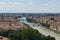 Verona viewed from castel san pietra
