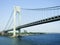 Verrazano Bridge Crossing Under on the Hudson River