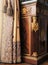 Versailles, France - 10 August 2014 : Antique French furniture inlaid with gold at Versailles Palace ( Chateau de Versailles )