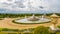 VERSAILLES, FRANCE - APRIL 15, 2023: Latona Fountain in the Gardens of Versailles, Chateau Versailles near Paris, France