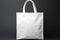 Versatile accessory solitary white tote bag, a blank slate for diverse styling expressions