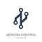 Version control icon. Trendy flat vector Version control icon on