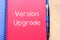 Version upgrade write on notebook